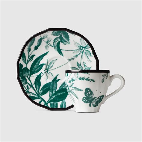 gucci saucers|gucci herbarium double set.